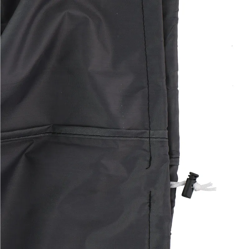 Coprisedia da Giardino Copertura Sedia Impermeabile Resistente 66 x 107 cm Nero