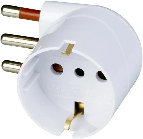 Adattatore Schuko 90 Salvaspazio 16a