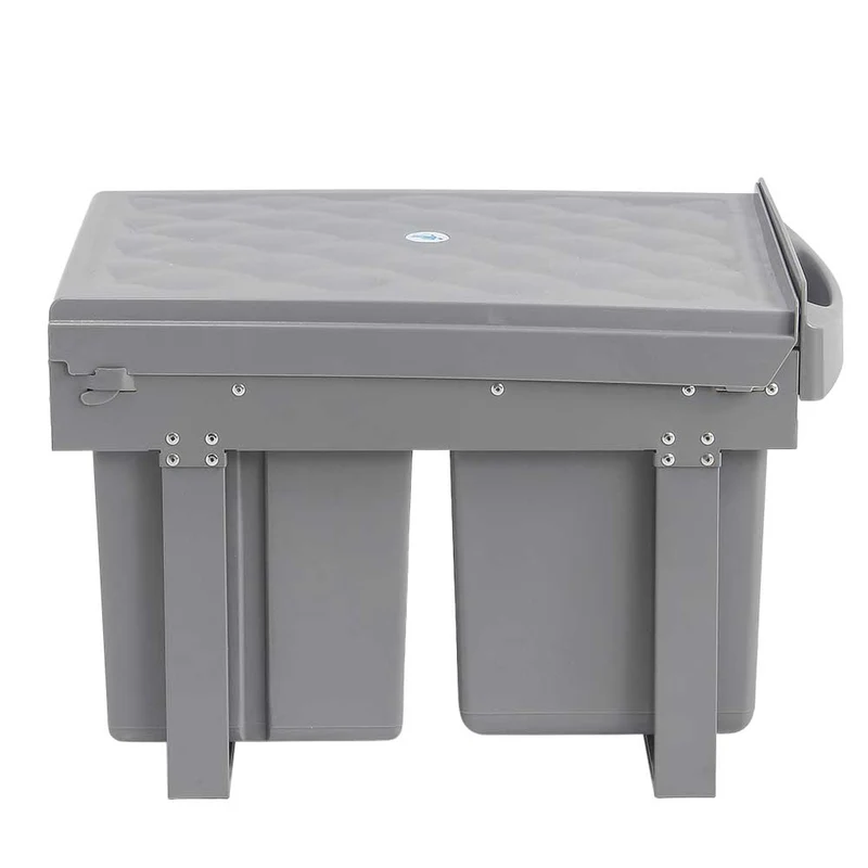 Pattumiera Estraibile Sottolavello Mobile Cucina Differenziata 3 Bidoni 40Lt