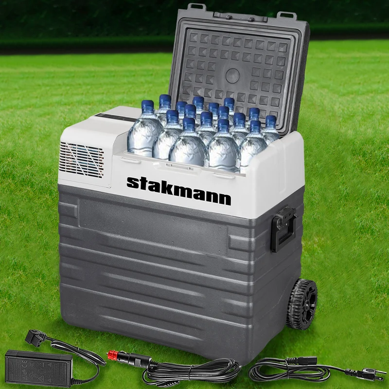 Frigorifero per Auto Barca Camper 12V e 220V con Compressore AC/DC Portatile 62L