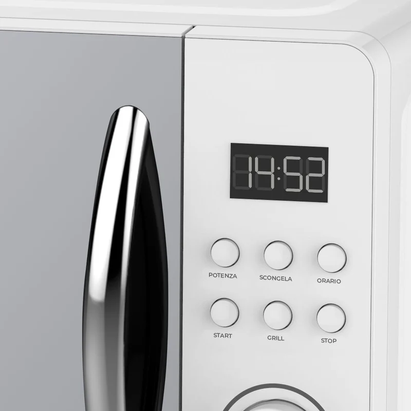 Forno Fornetto a Microonde Bianco Elettrico Capacità 20 Litri Potenza 800 Watt