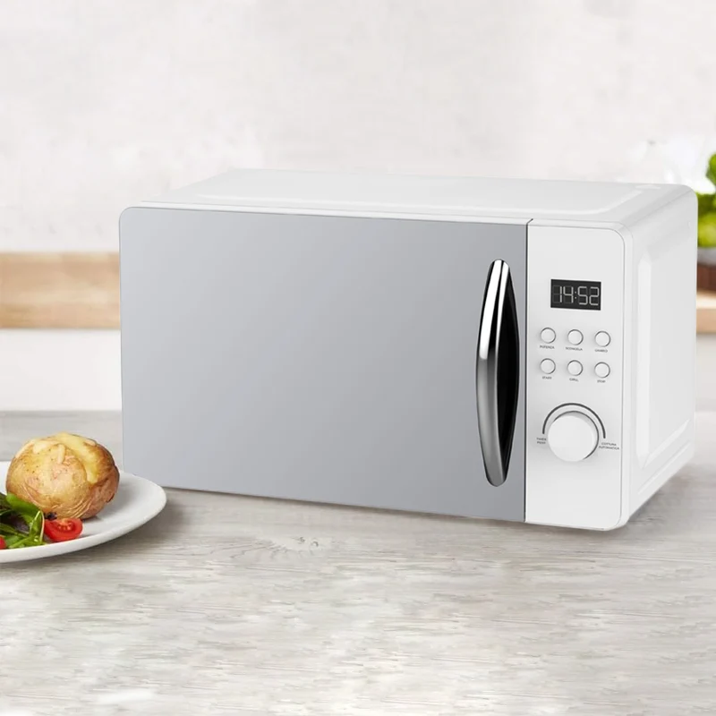 Forno Fornetto a Microonde Bianco Elettrico Capacità 20 Litri Potenza 800 Watt