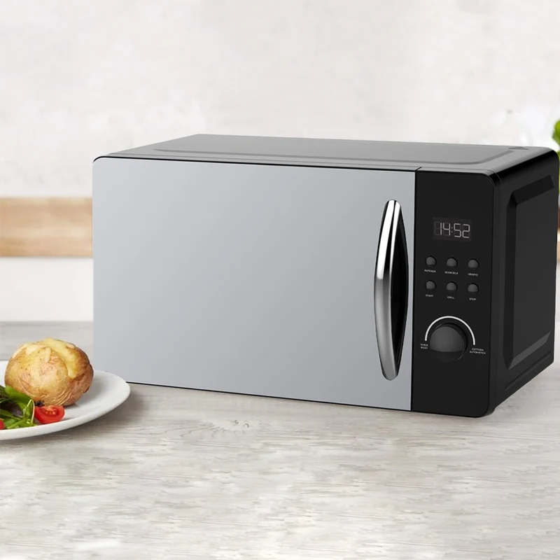 Forno Fornetto a Microonde Nero Elettrico Capacità 20 Litri Potenza 800 Watt