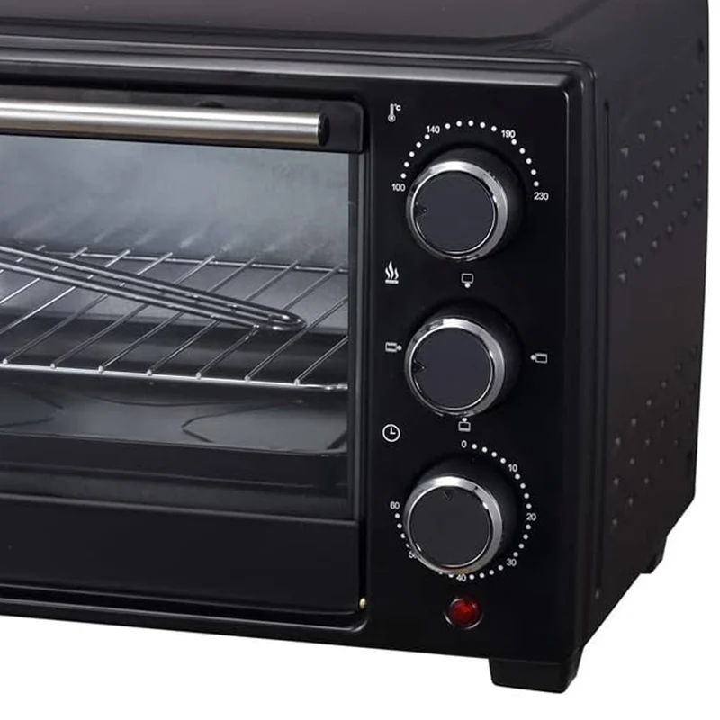 Forno Fornetto Elettrico Nero Capacità 20 Litri Potenza 1280 Watt Funzione Timer