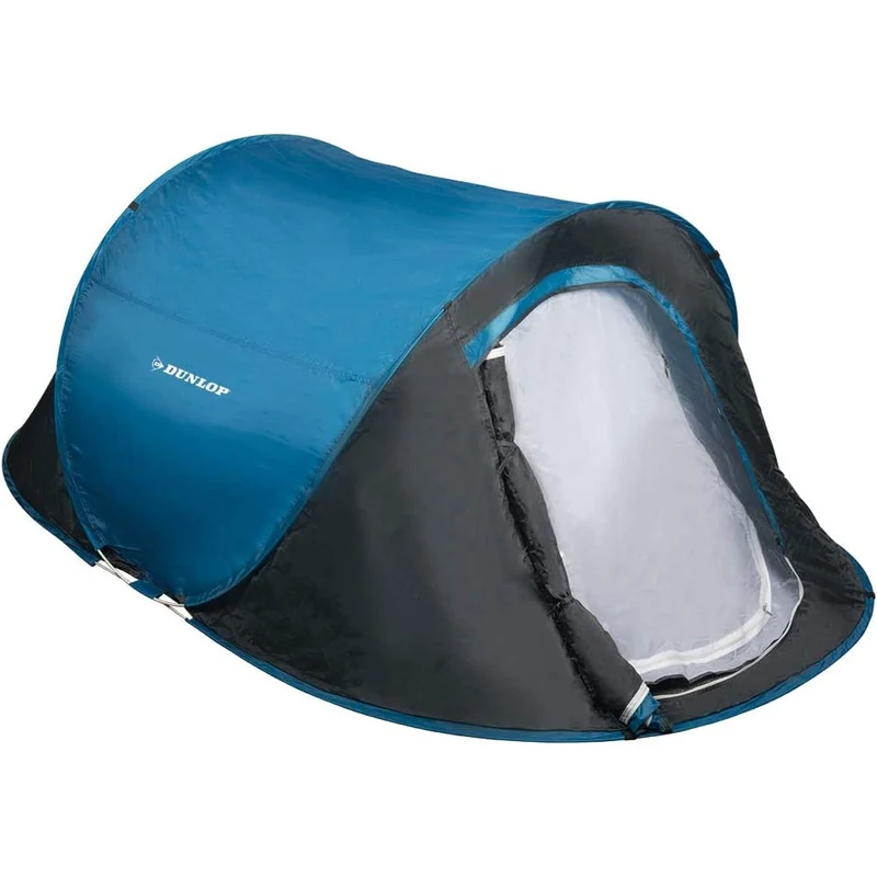 Tenda Pop-up da Campeggio 2 Posti Automatica Instant Viaggio Trekking Dunlop