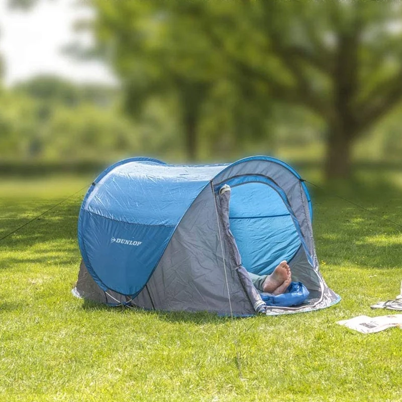 Tena Pop-Up da campeggio 1 Posto automatica Instant Viaggio Trekking Dunlop