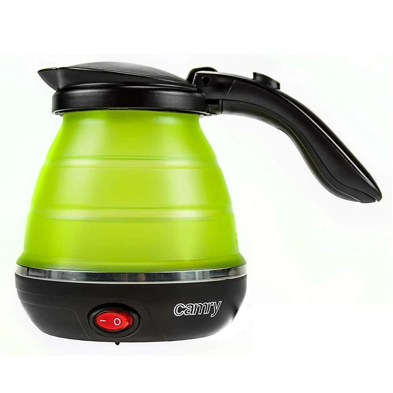 Bollitore Elettrico Pieghevole 0,5L 750W Acqua Calda da Viaggio Portatile Camry