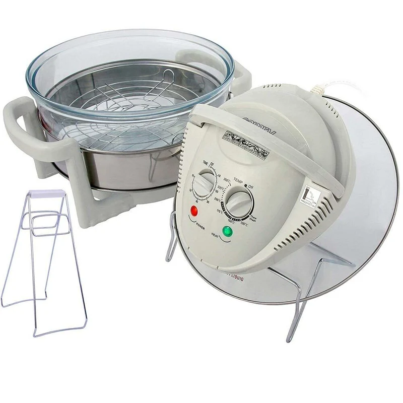 Forno a Convenzione Alogeno Fornetto Contenitore 12Lt 1300W Timer e Accessori
