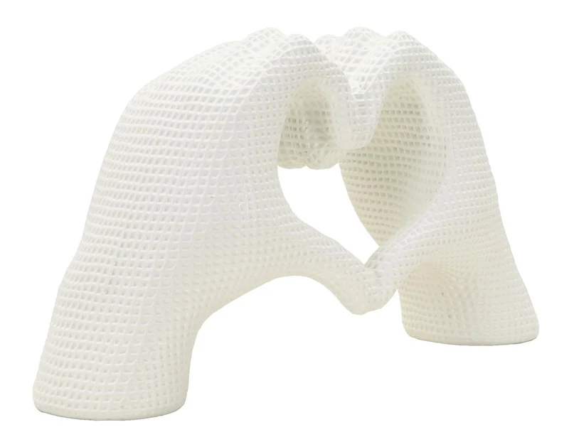 Scultura Lover White 25x7,5x13,5 cm in Resina Bianco