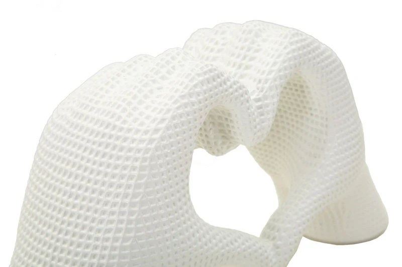 Scultura Lover White 25x7,5x13,5 cm in Resina Bianco