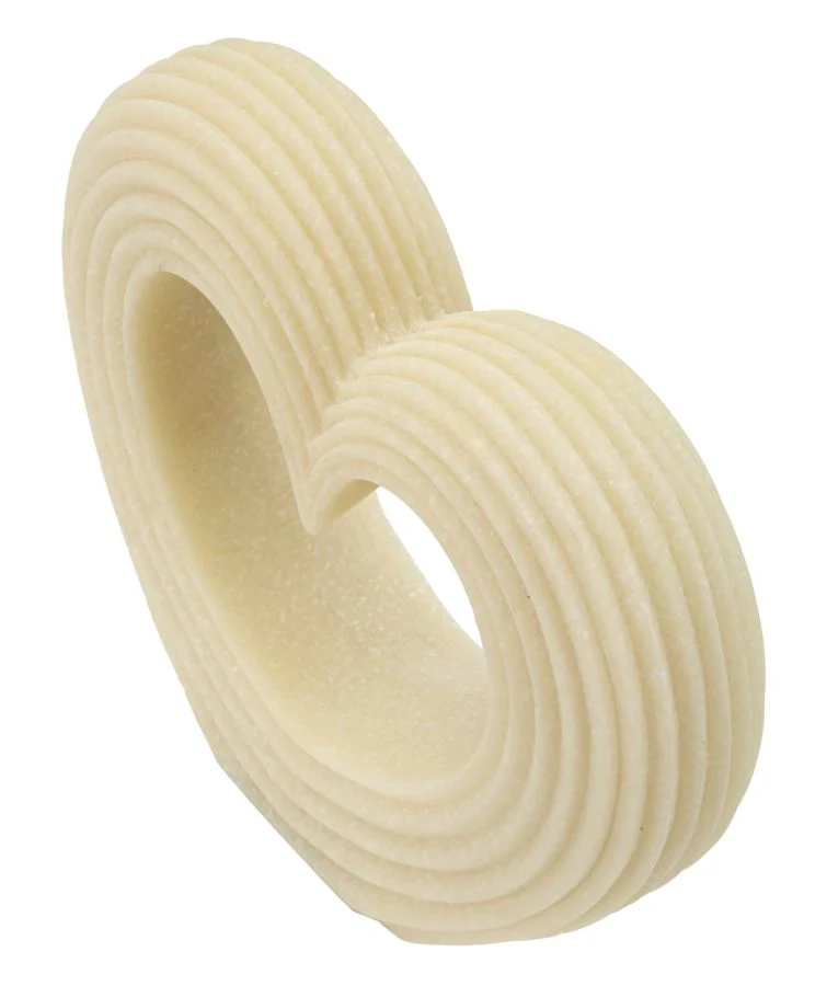 Decorazione Lovvy Quarzy 21x6x19 cm in Resina Bianco