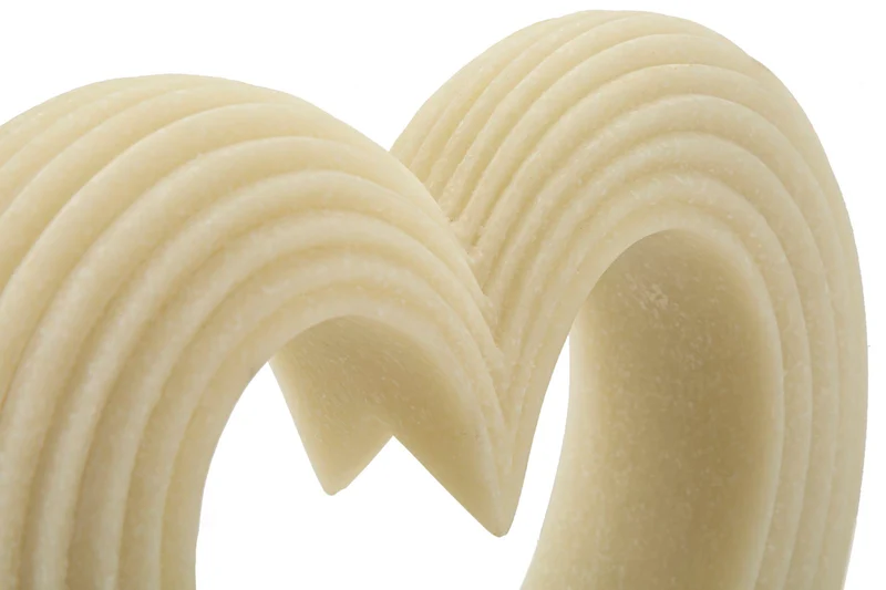 Decorazione Lovvy Quarzy 21x6x19 cm in Resina Bianco