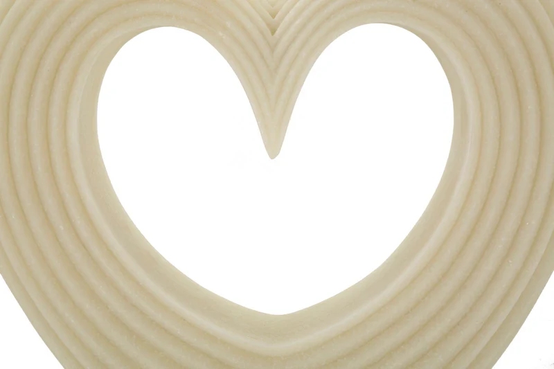 Decorazione Lovvy Quarzy 30x7x26 cm in Resina Bianco