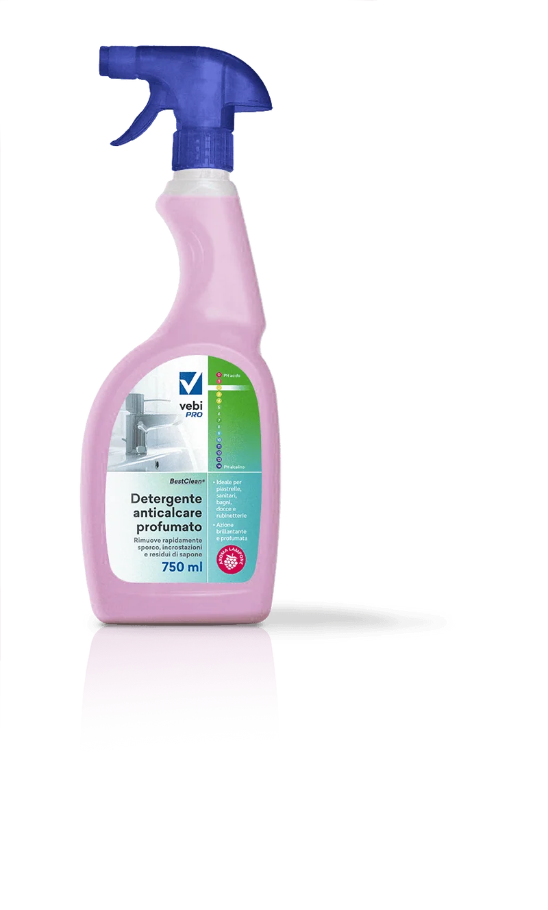 Detergente anticalcare profumato per bagno Vebi BestClean Anticalcare Profumato 750 ml