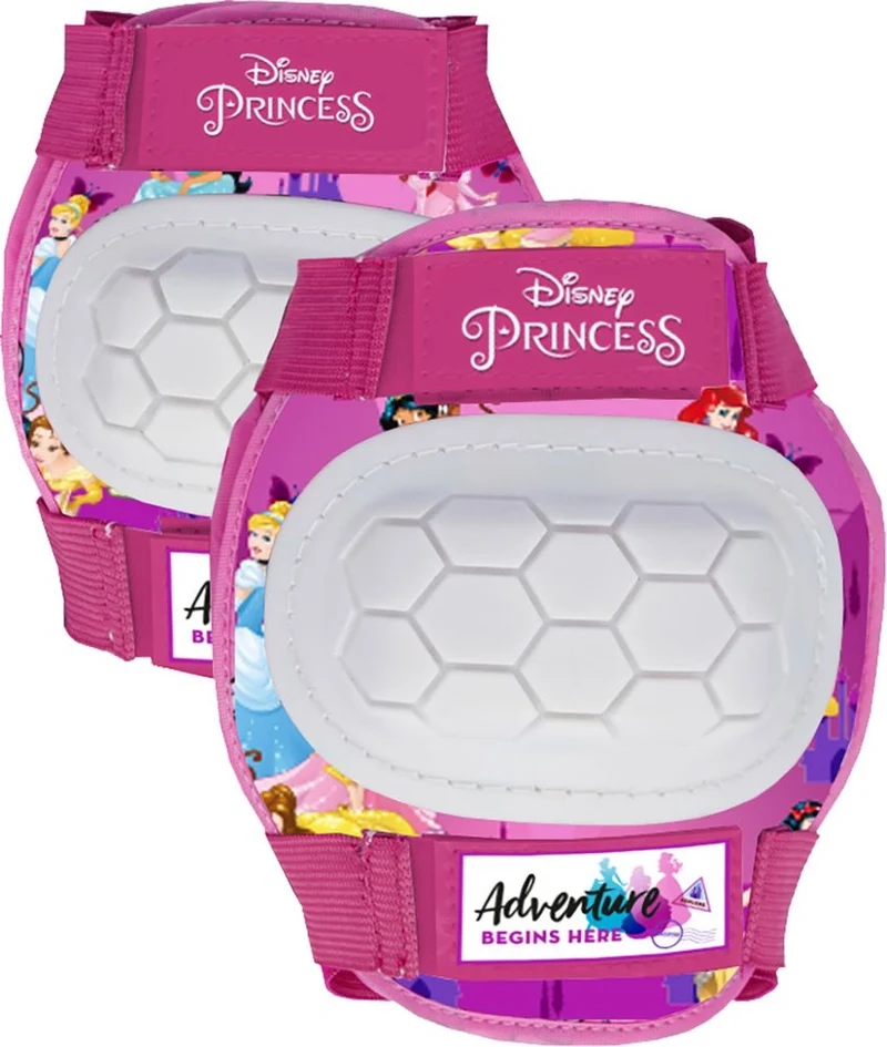TATAWAY Kit gomitiere e ginocchiere Disney Principesse sport 3-6 anni TagliaxS