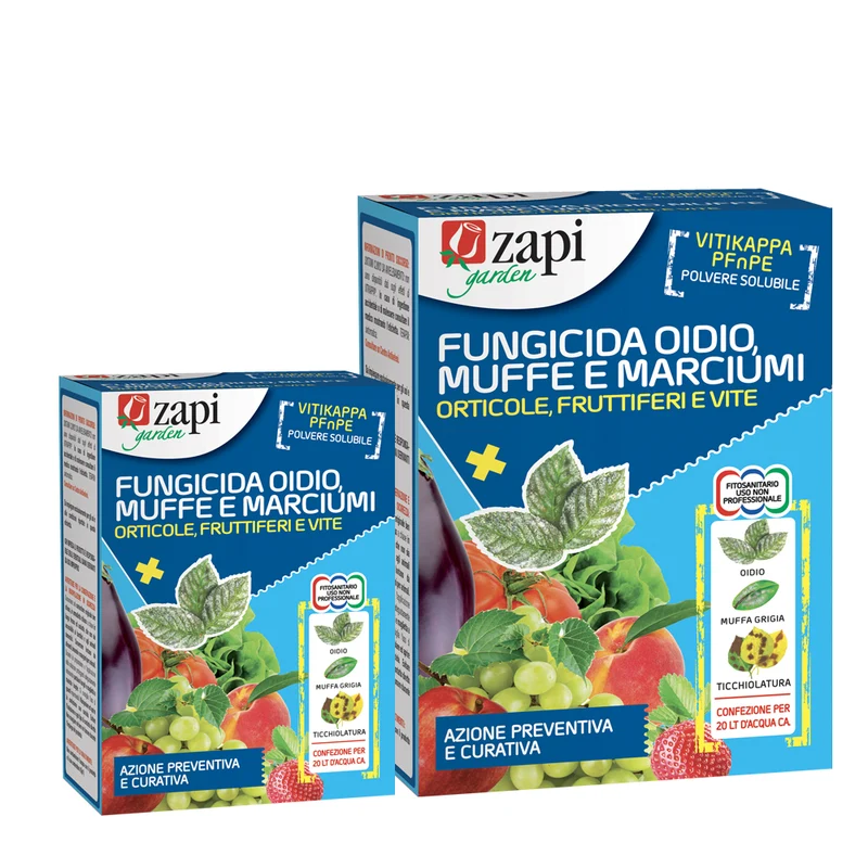 Fungicida contro oidio, muffe e marciumi per orto e frutteto Zapi Fungicida Oidio Muffe e Marciumi 500 g