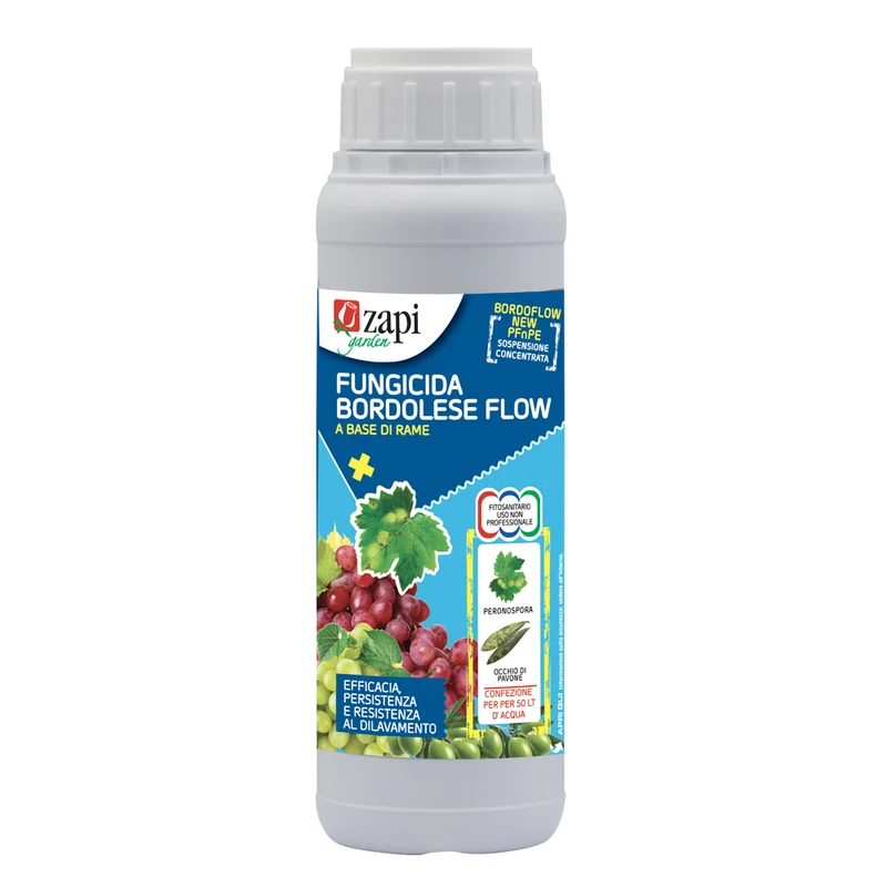 Fungicida liquido a base di solfato di rame per orto e frutteto Zapi Fungicida Bordolese Flow 500 ml