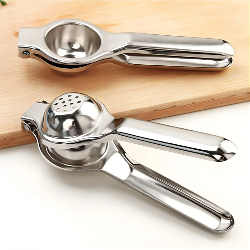 Handheld stainless steel lemon squeezer tool