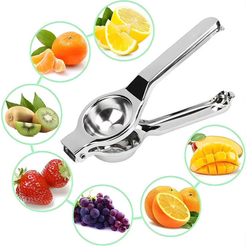 Handheld stainless steel lemon squeezer tool