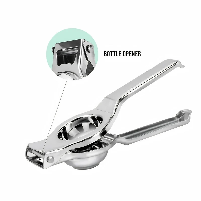 Handheld stainless steel lemon squeezer tool