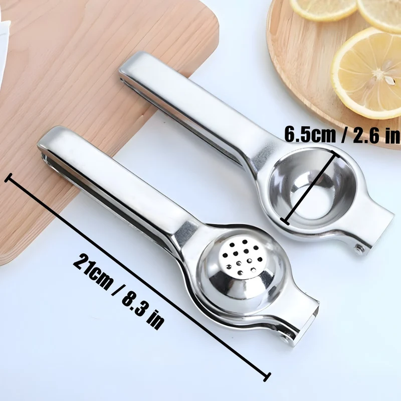 Handheld stainless steel lemon squeezer tool