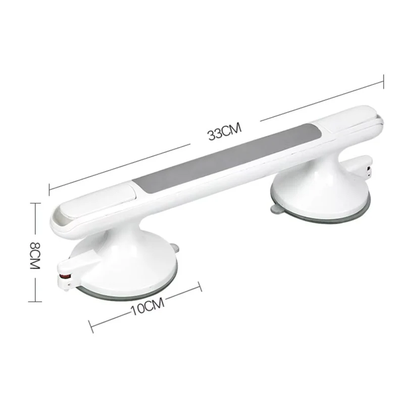 Shower handle safety grab bar for bathroom