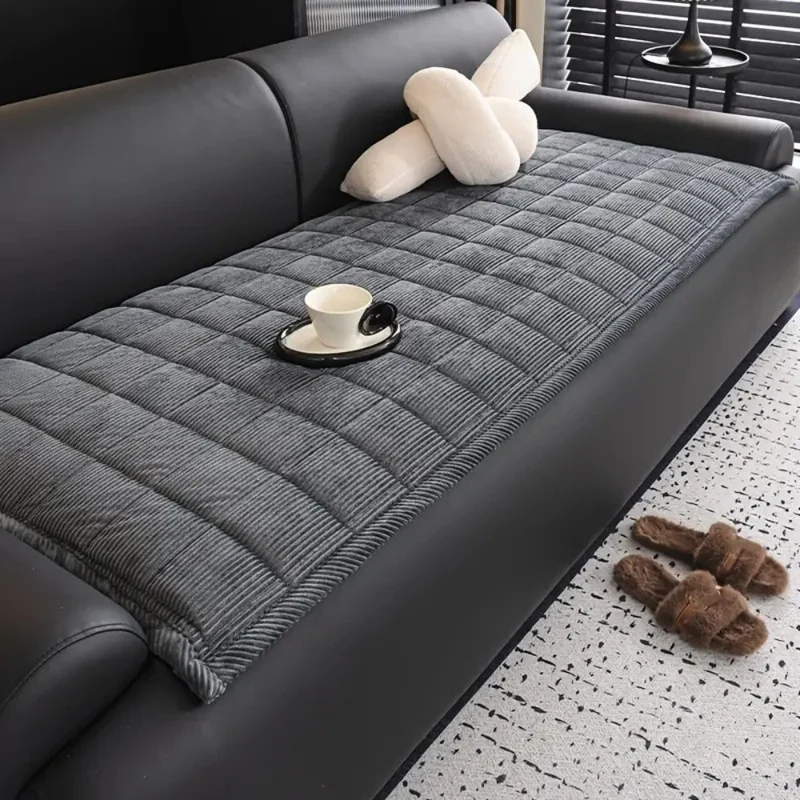 Quilted washable sofa throw decorative protection for the living area