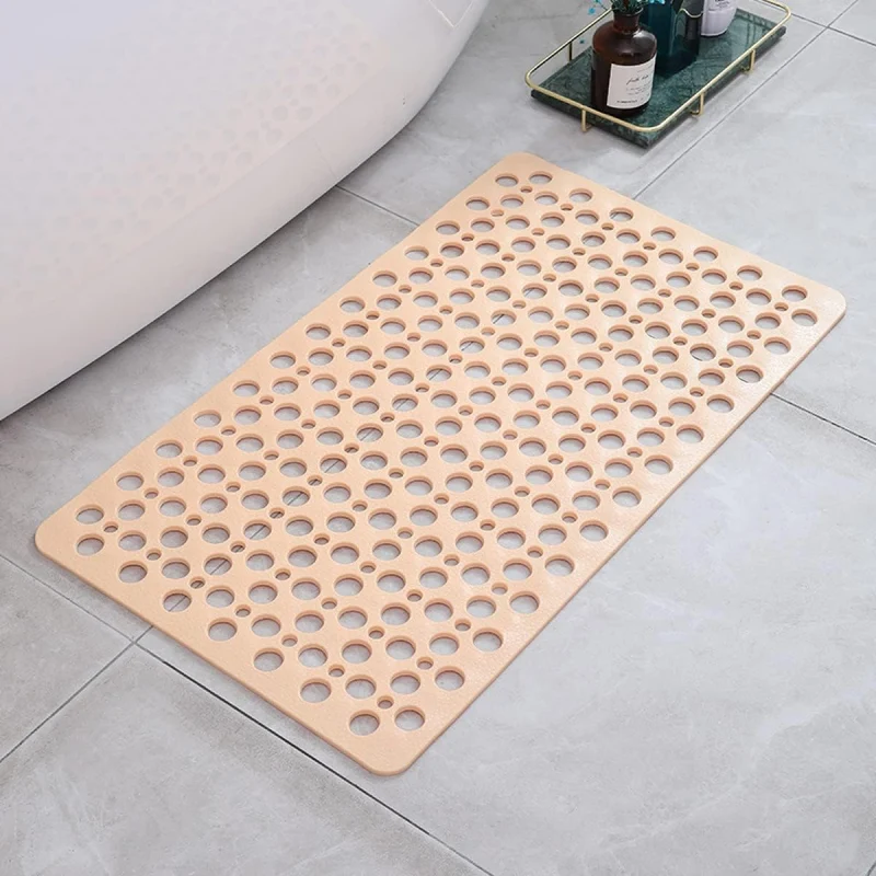 Non-slip shower mat with a safe surface