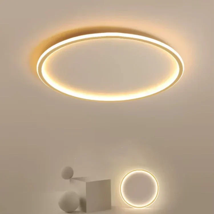 Round Scandinavian minimalist modern ceiling lamp