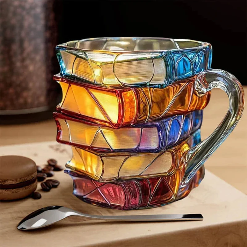 Handmade 3D Book Style Mug 350 ml
