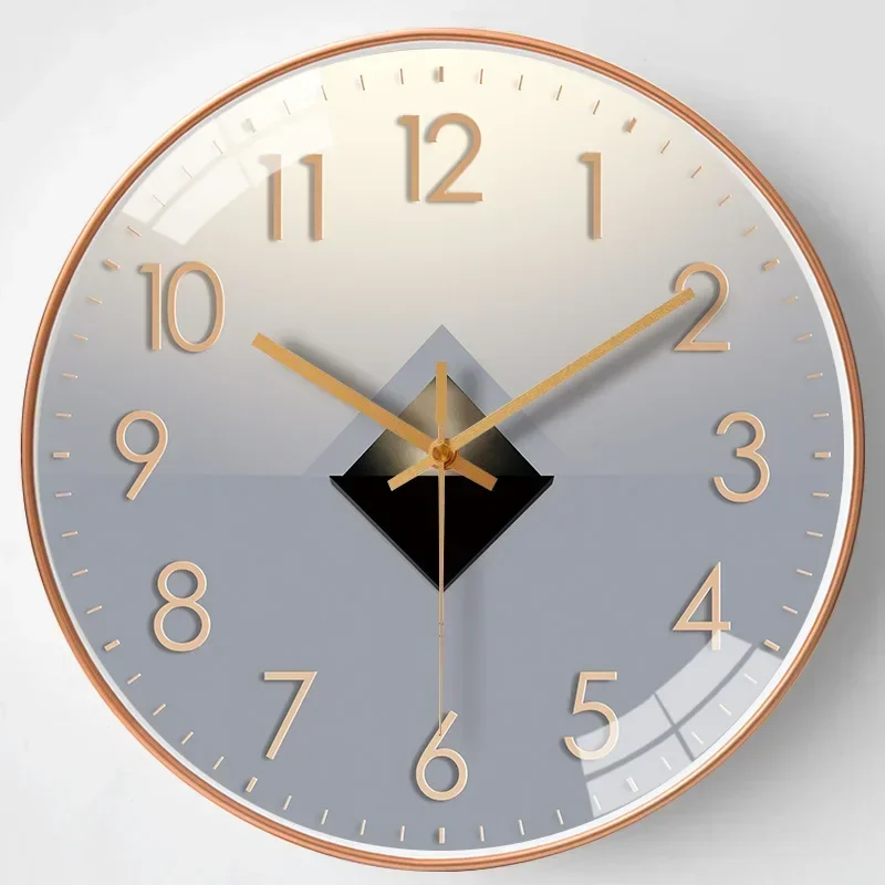 Silent elegant wall clock suitable for interiors