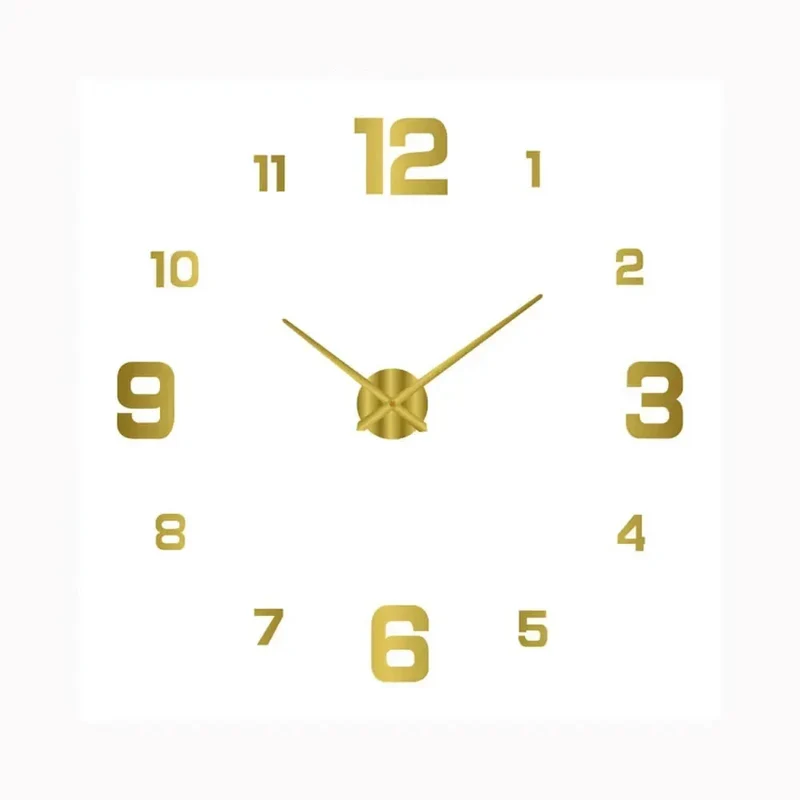 Silent elegant wall clock suitable for interiors
