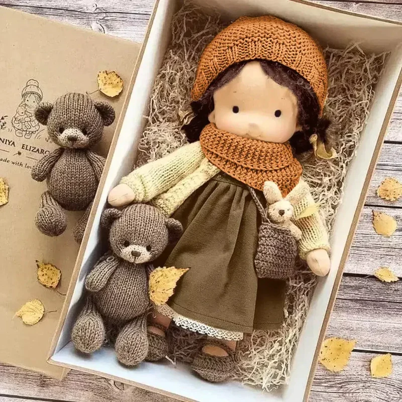 Children's doll with realistic features and soft body