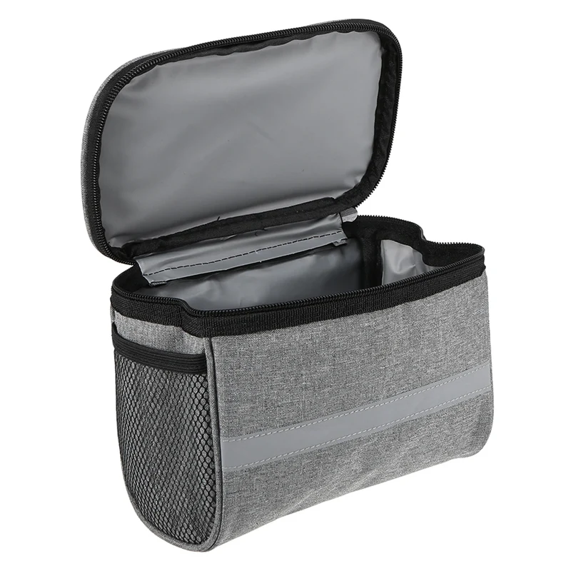 Geïsoleerde Fietsstuurtas – 600D Polyester, Reflecterende Strip & PVC Venster