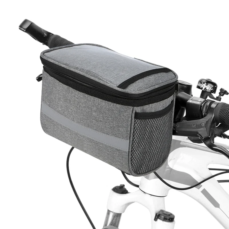 Geïsoleerde Fietsstuurtas – 600D Polyester, Reflecterende Strip & PVC Venster