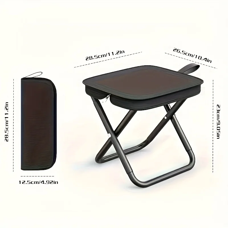 Opvouwbare Campingstoel – Lichtgewicht Frame & Draagbaar Design