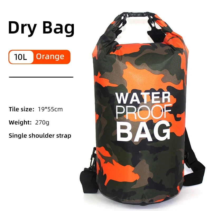 Waterdichte Dry Bag Rugzak – PVC Materiaal & Verstelbare Schouderriem