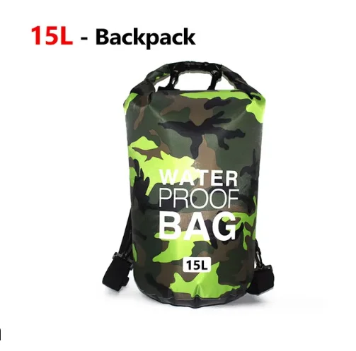 Waterdichte Dry Bag Rugzak – PVC Materiaal & Verstelbare Schouderriem