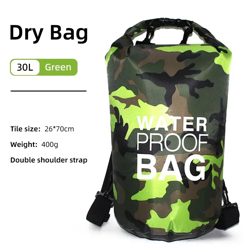 Waterdichte Dry Bag Rugzak – PVC Materiaal & Verstelbare Schouderriem