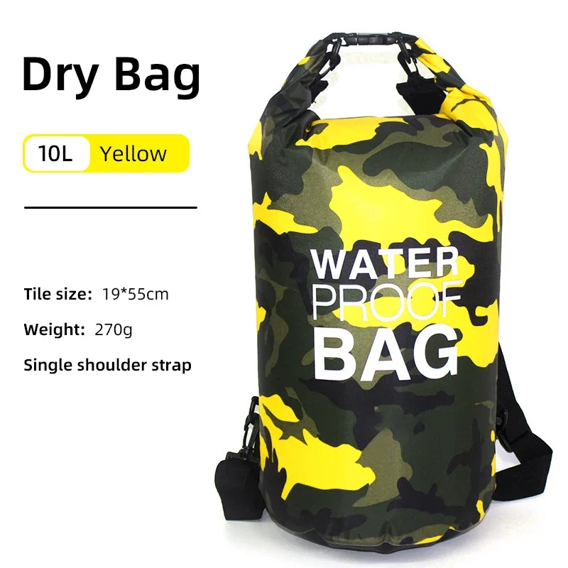 Waterdichte Dry Bag Rugzak – PVC Materiaal & Verstelbare Schouderriem