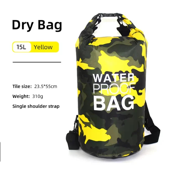 Waterdichte Dry Bag Rugzak – PVC Materiaal & Verstelbare Schouderriem
