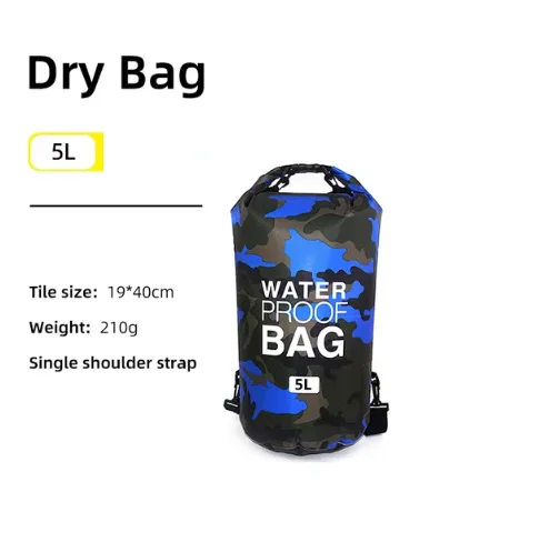 Waterdichte Dry Bag Rugzak – PVC Materiaal & Verstelbare Schouderriem