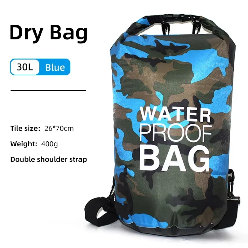 Waterdichte Dry Bag Rugzak – PVC Materiaal & Verstelbare Schouderriem