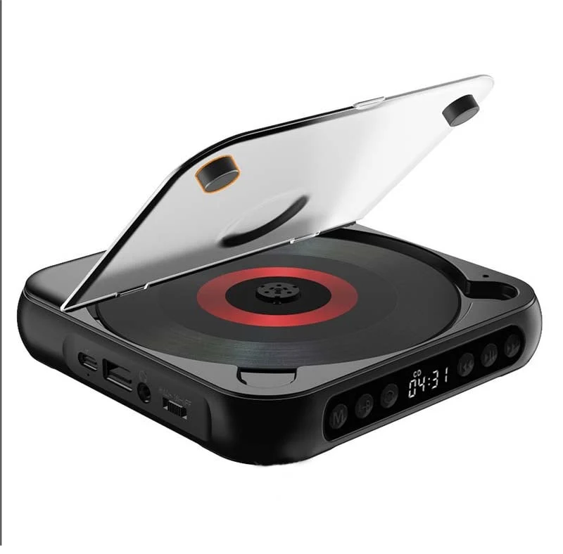 Draagbare CD Speler – Bluetooth 5.3, Oplaadbare Batterij & Compact Design