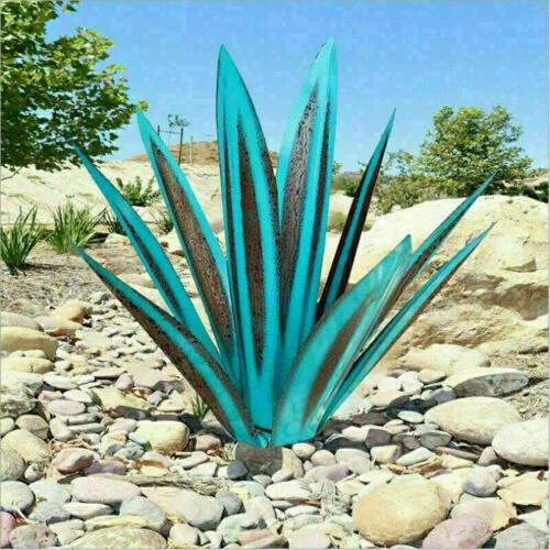 Metalen agave tuinbeeld – Onderhoudsvrij, Roestbestendig & Handgemaakt