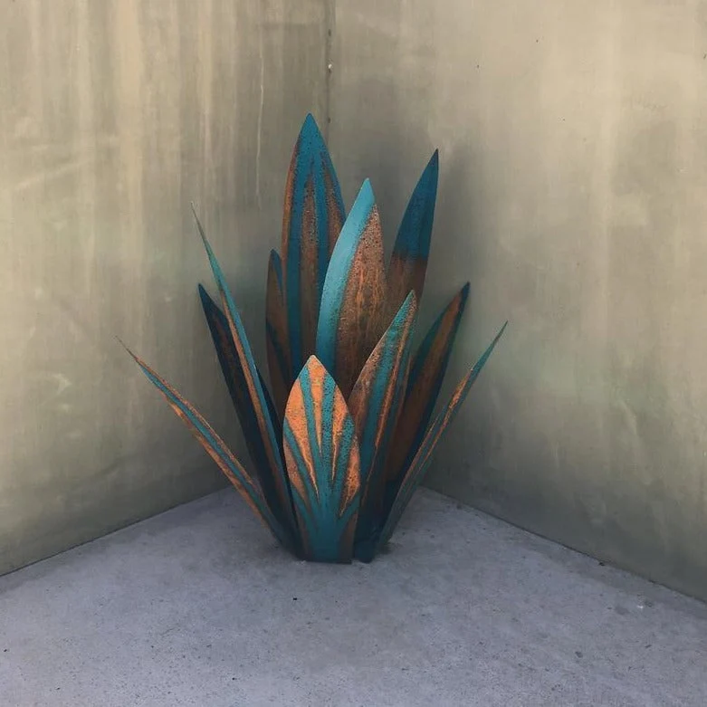 Metalen agave tuinbeeld – Onderhoudsvrij, Roestbestendig & Handgemaakt