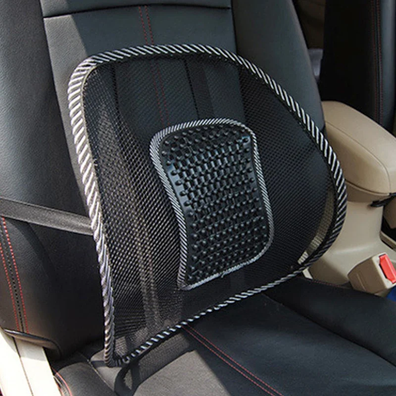 Ergonomisch Rugkussen Auto – Ademend Mesh, Lendensteun & Flexibele Pasvorm