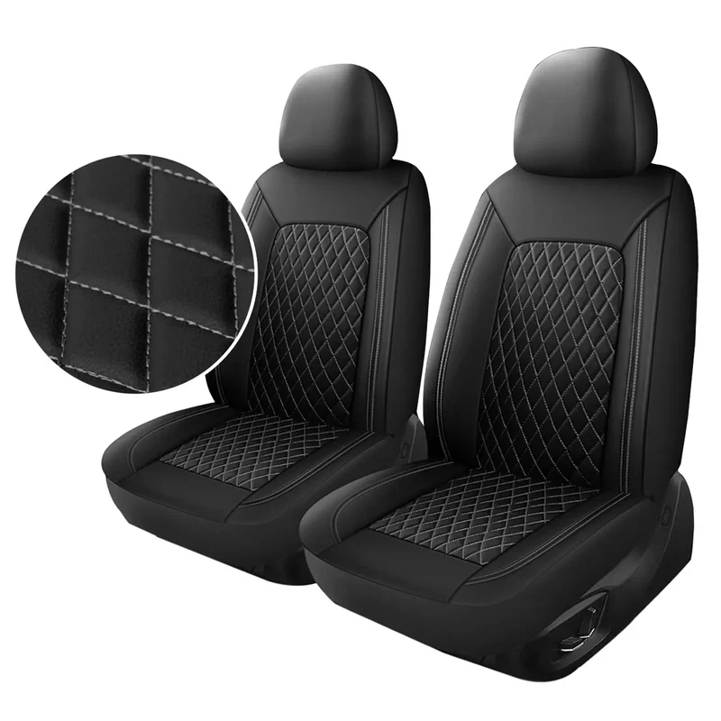 Autostoelhoezen Set 9-Delig – Gewatteerd PU-Leer Universeel