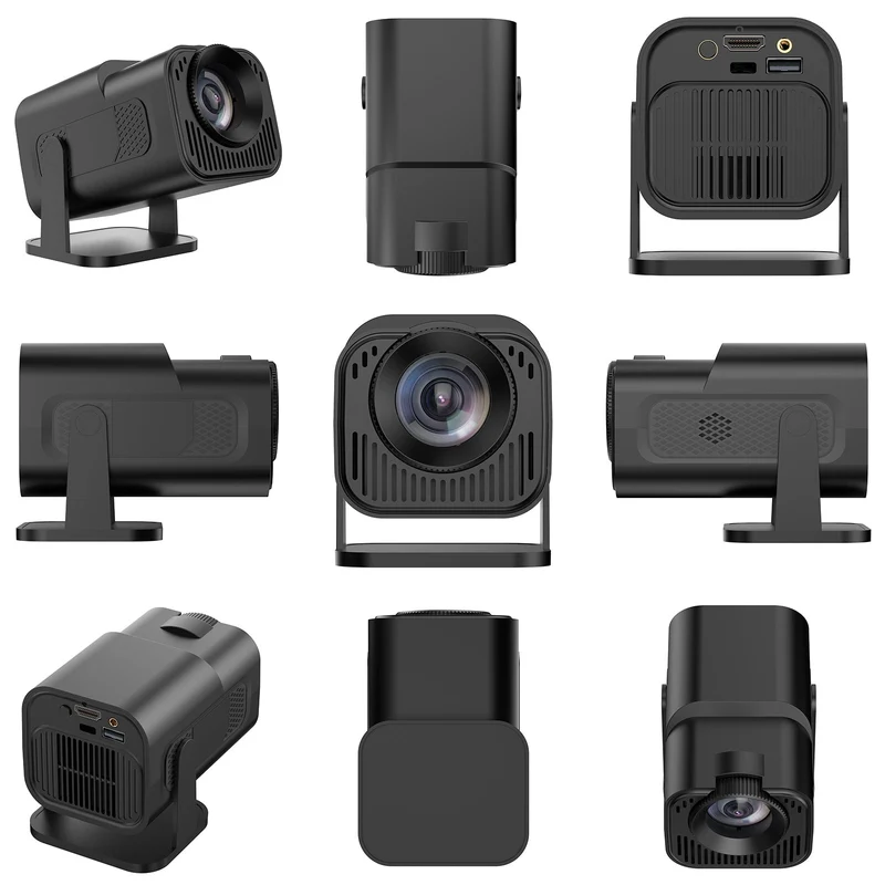 Mini Beamer – Draadloos Schermspiegelen, 1080p Ondersteuning & Ingebouwde Speaker