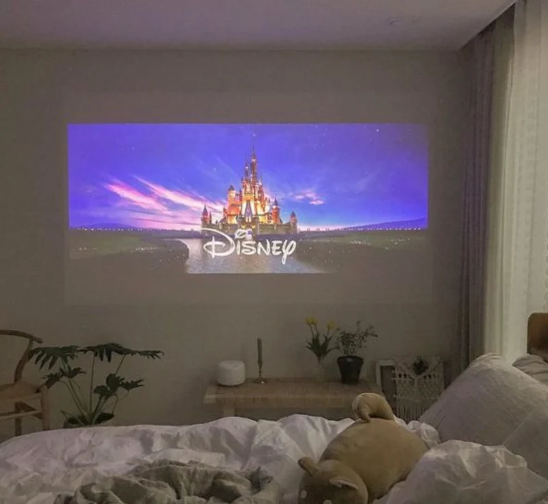 Mini Beamer – Compact Design, HD-weergave & HDMI/USB Aansluiting voor Thuis